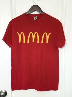 McDonald's Red Arches Repeat Graphic T-shirt Adult Size M
